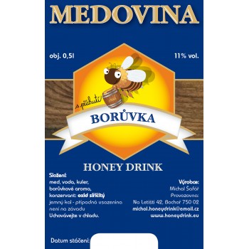 Medovina Borůvka 0,5