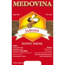 Medovina Jahoda 0,5l