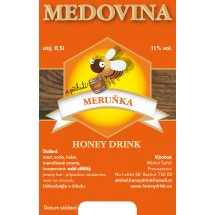Medovina  Meruňka 0,5l