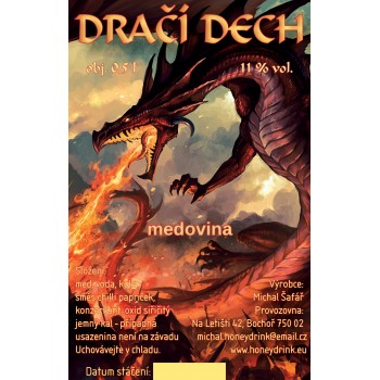 Medovina Dračí Dech 0,5l